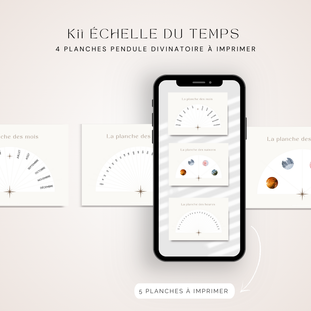 Kit échelle du temps - Pendule divinatoire