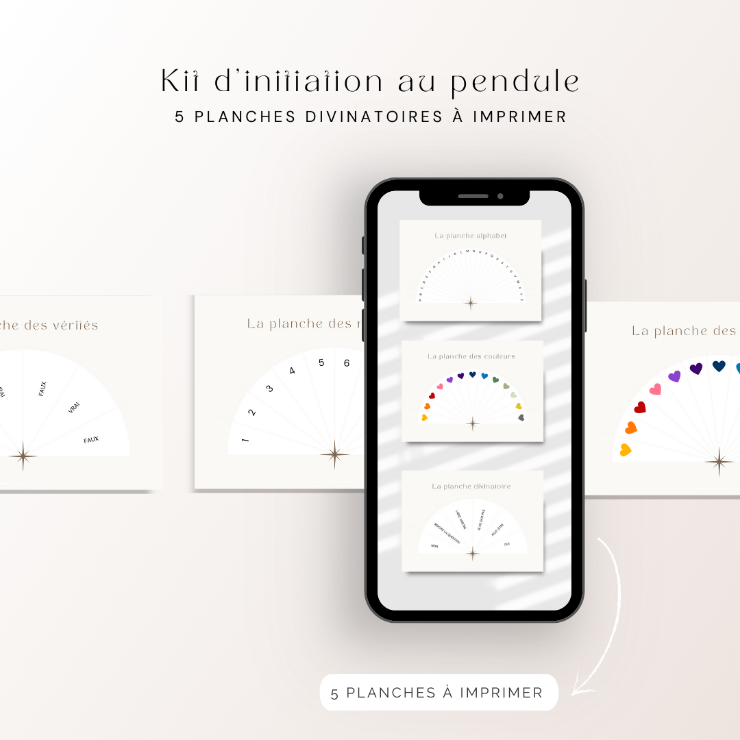 Kit d'initiation au pendule