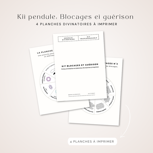 Kit d'initiation au pendule – Bonjourmanon